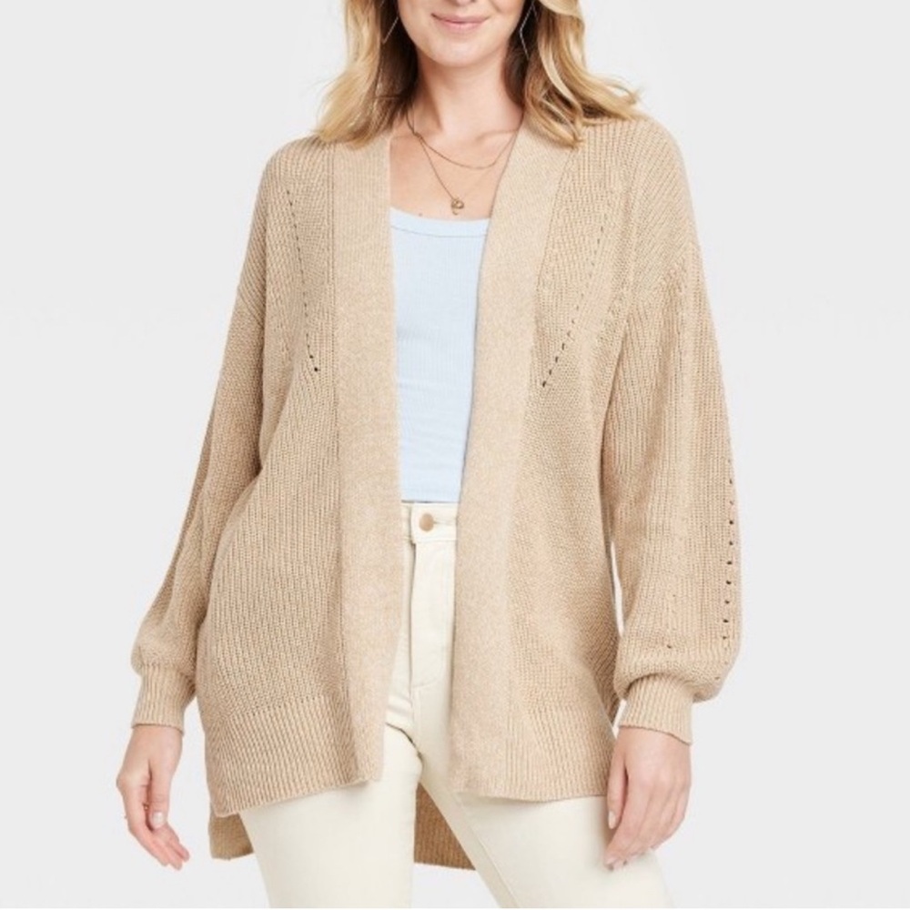 Universal Thread Light Purple Open-Front Cardigan